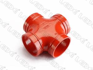 Grooved Pipe Cross