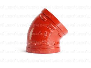 45 Degree Grooved Pipe Elbow