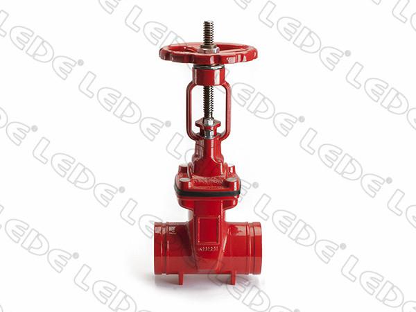 Fire Protection OS&Y Flanged Gate Valve dimension drawing